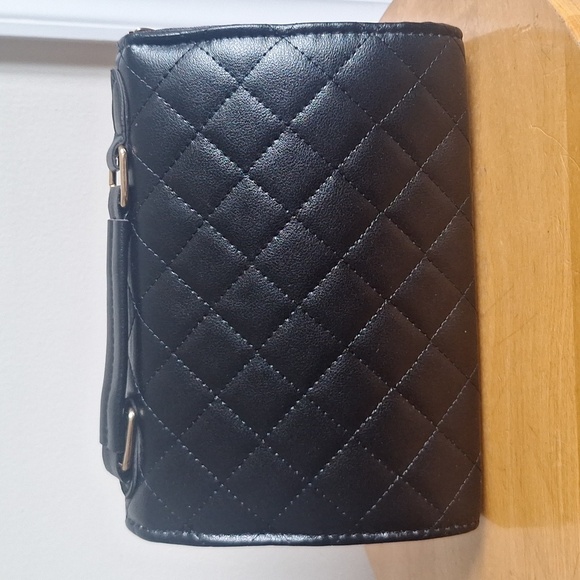 Black Quilted Leather Bag - Picture 4 of 6